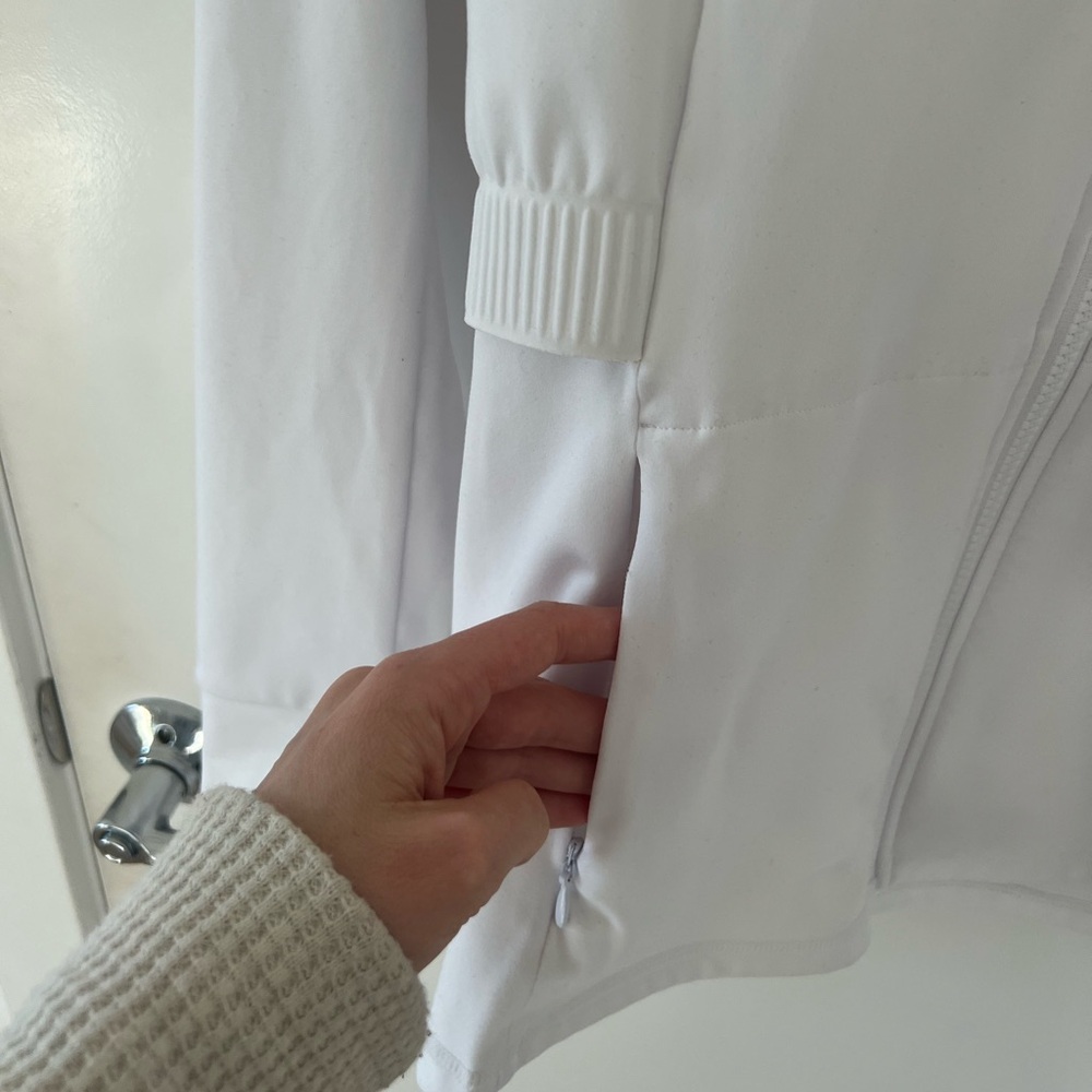 Fabletics Trinity Performance Jacket, White, Size… - image 7